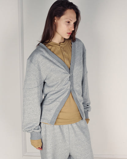 CHLOE CARDIGAN AMERICAN GREY