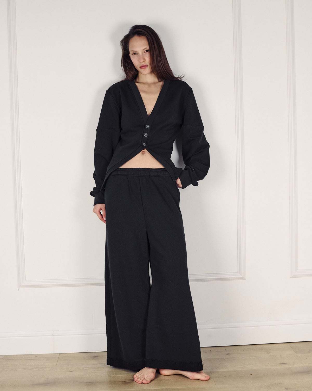 CHLOE CARDIGAN EASY BLACK