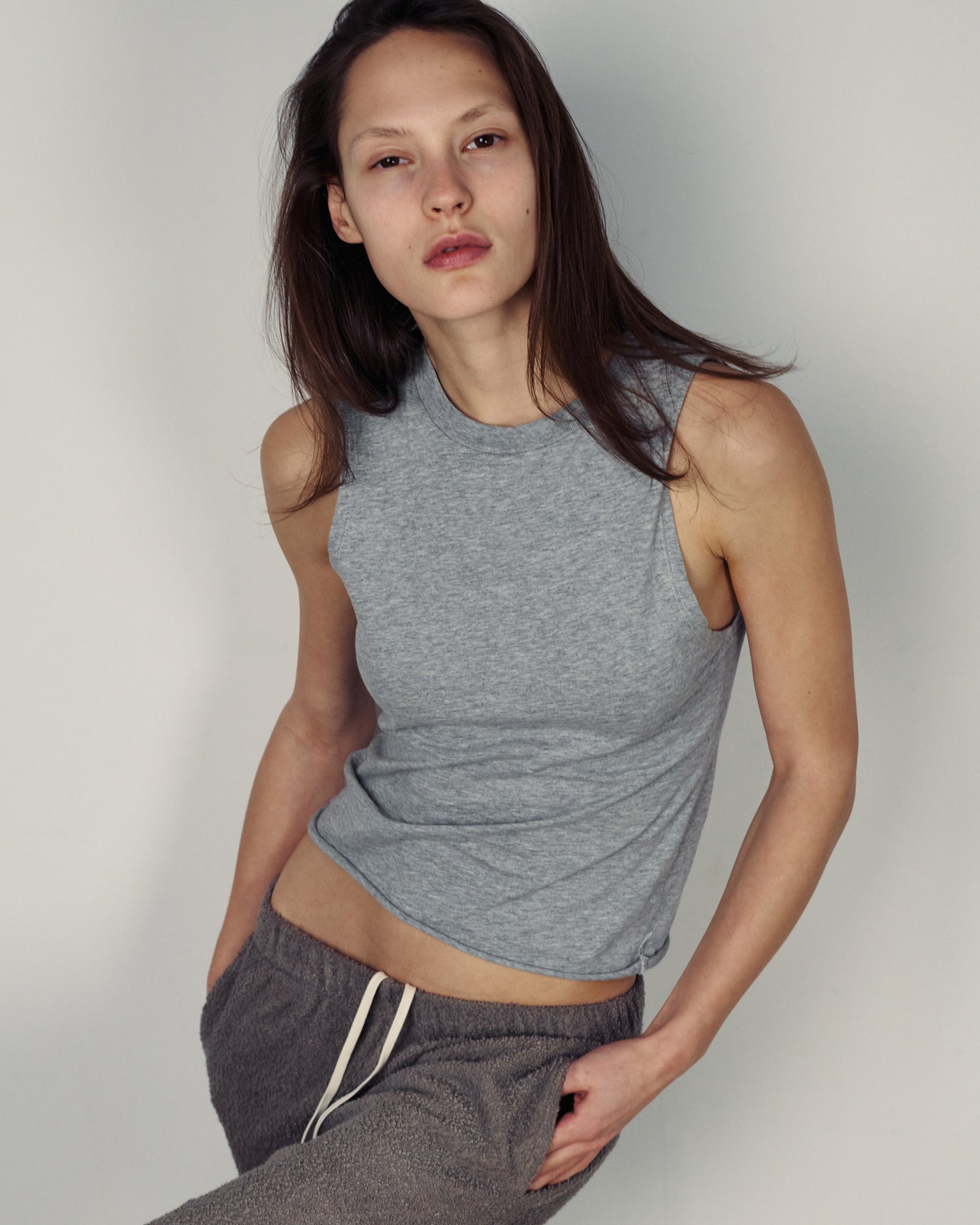 NATI TANK TOP GREY