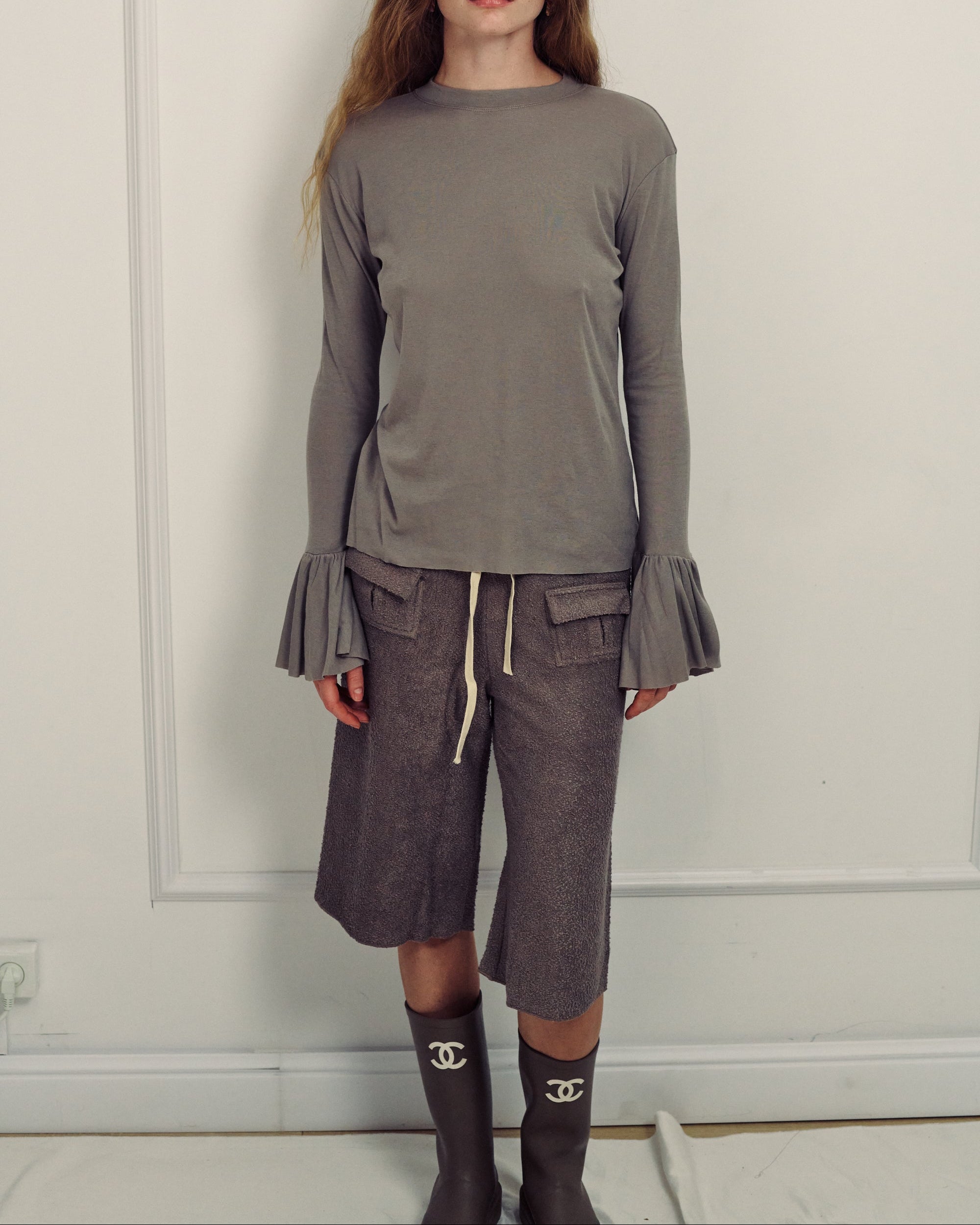 TOMAS MONOCHROME GREY PANTS