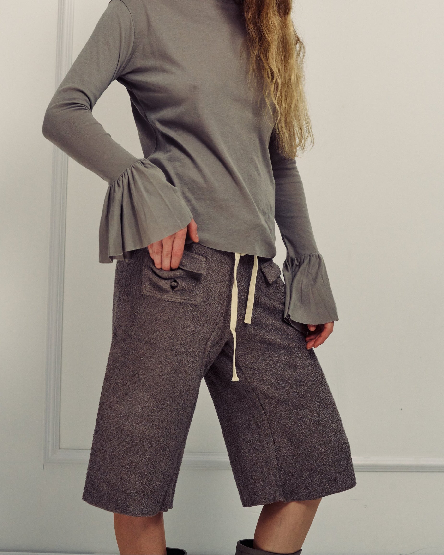 TOMAS MONOCHROME GREY PANTS