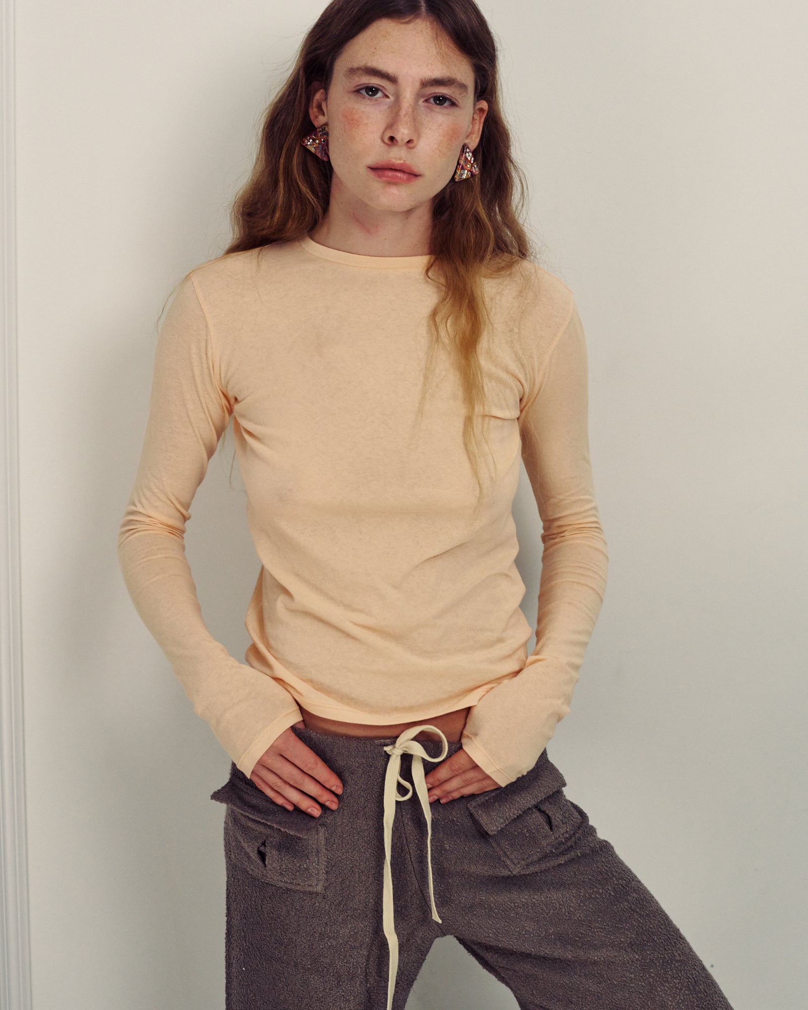 JULIA SWEET PEACH TEE