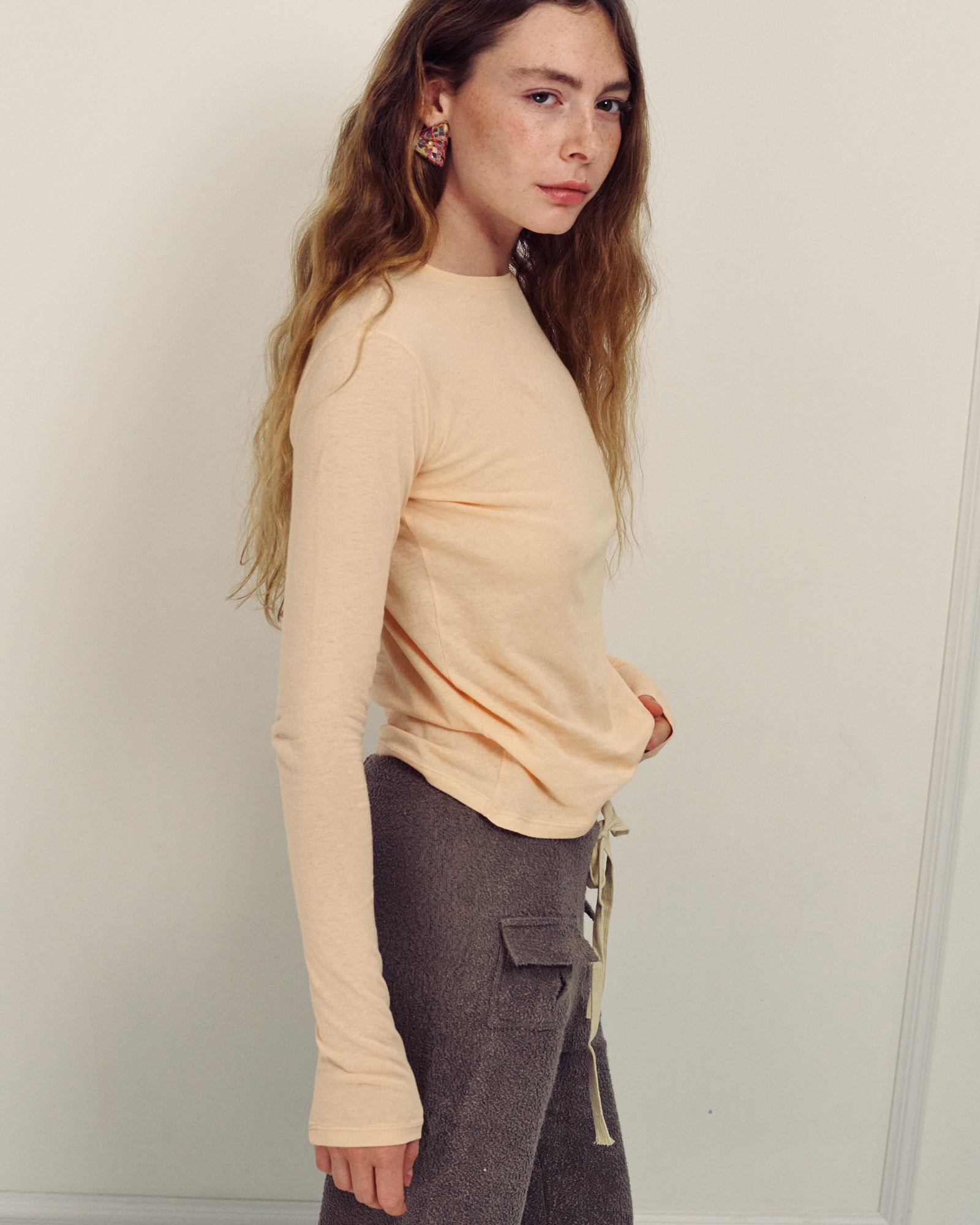 JULIA SWEET PEACH TEE