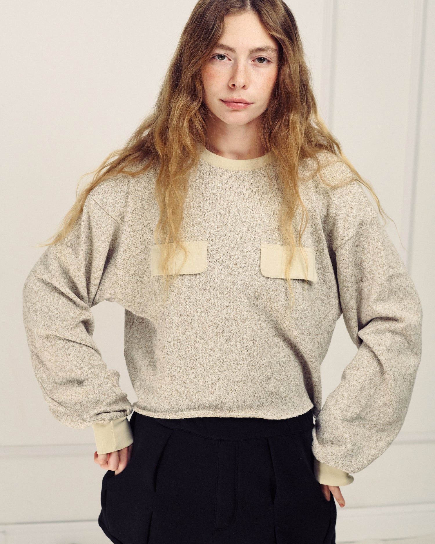 CERA CREAMY BROWN SWEATER