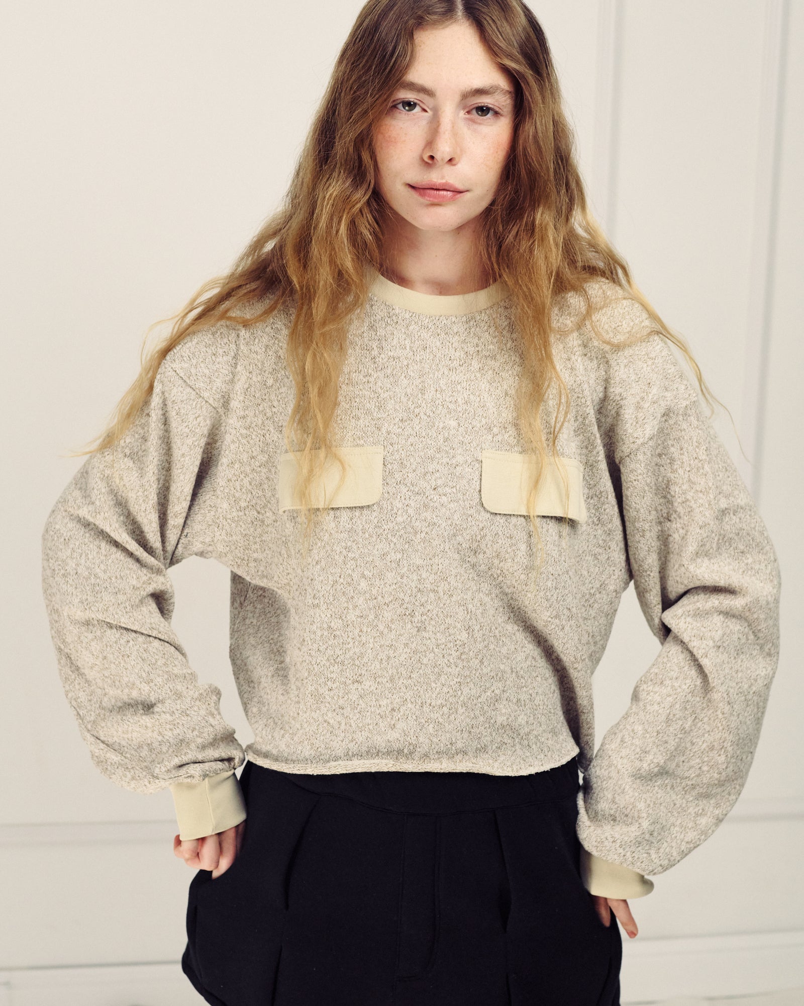 CERA CREAMY BROWN SWEATER