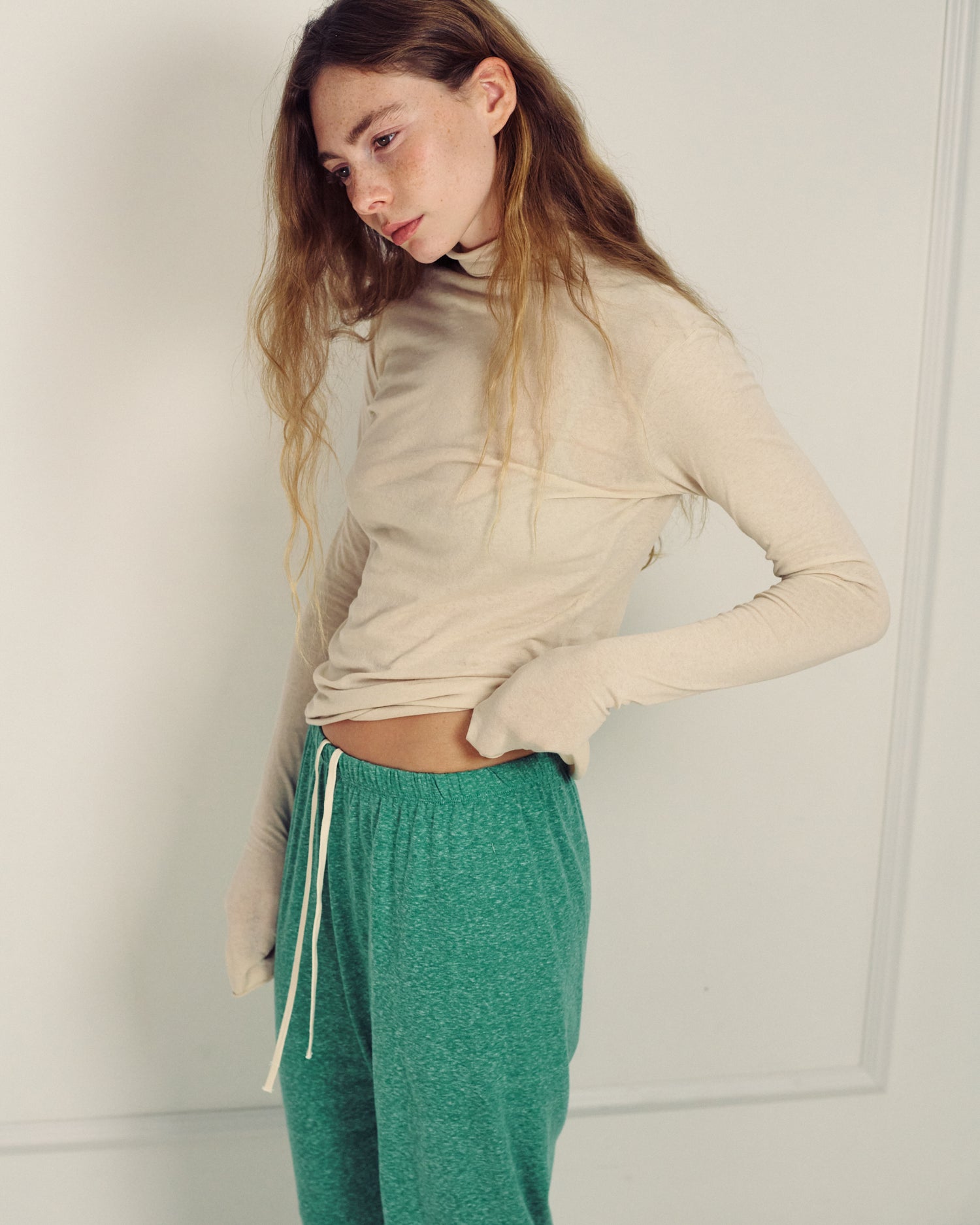 DENIS BUTTER TURTLENECK TOP