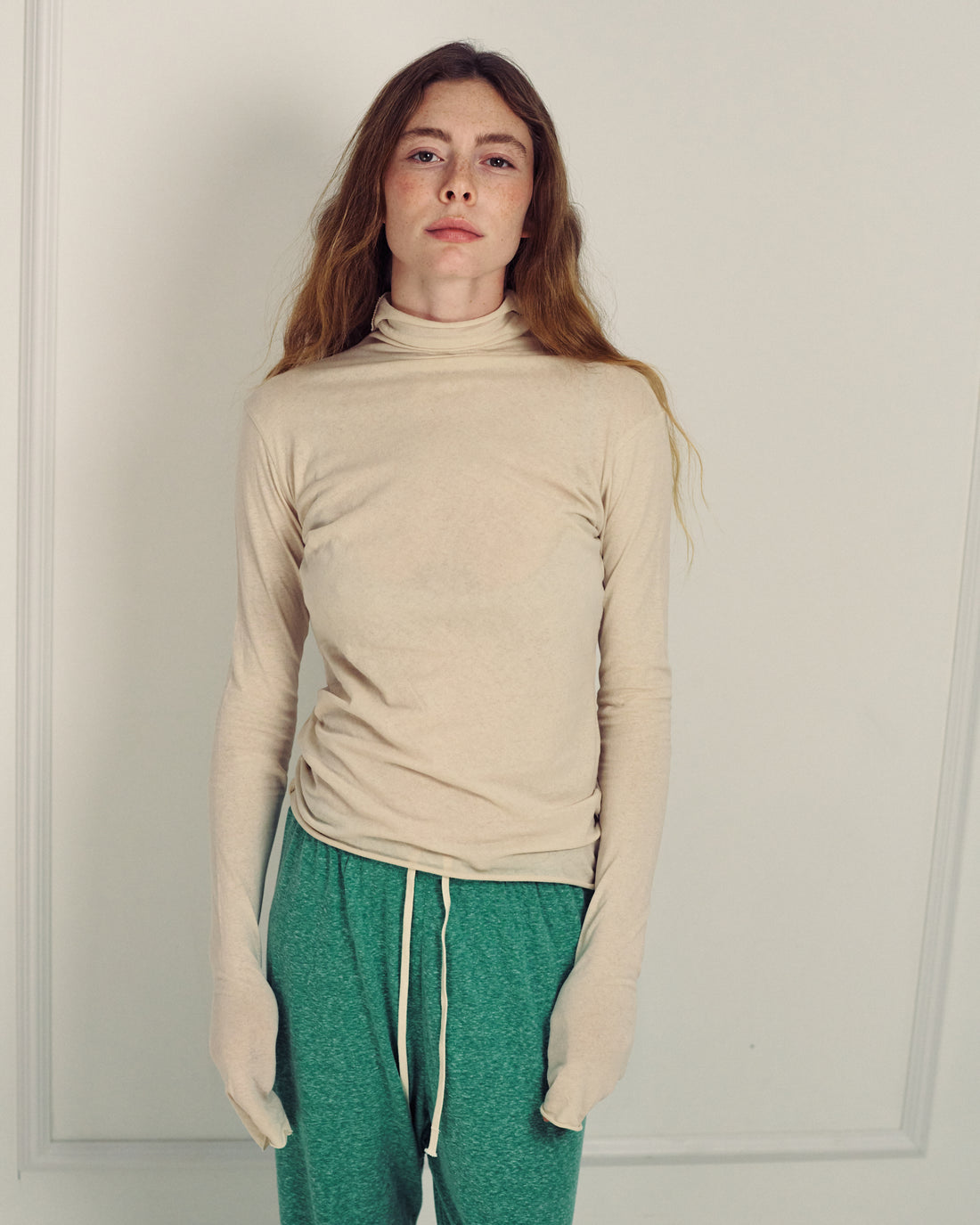 DENIS BUTTER TURTLENECK TOP