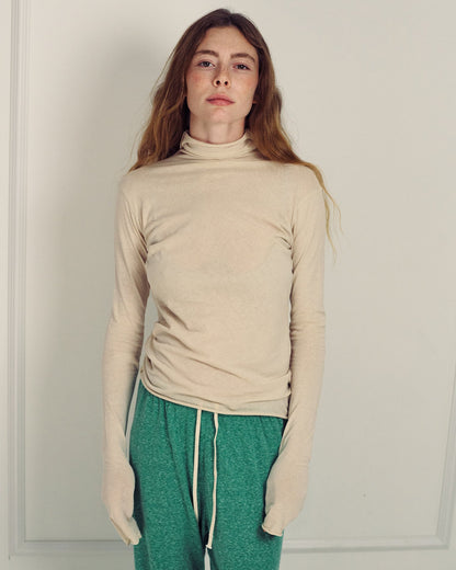 DENIS BUTTER TURTLENECK TOP