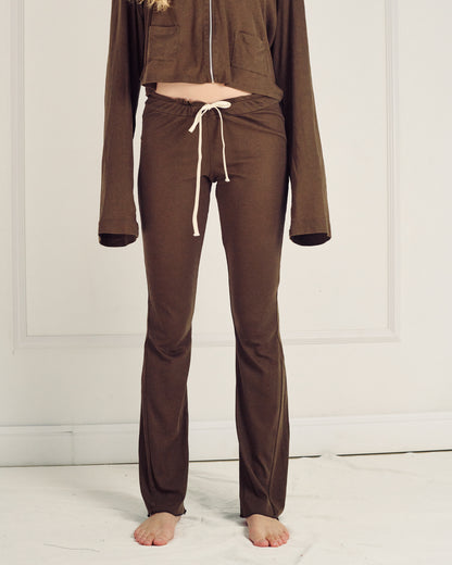 NINA PANTS SMOKY BROWN