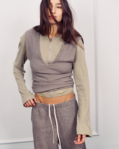 AUDREY CARDIGAN TAUPE