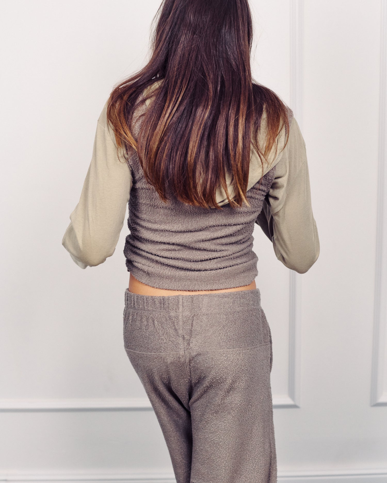 STELLA MONOCHROME GREY TOP