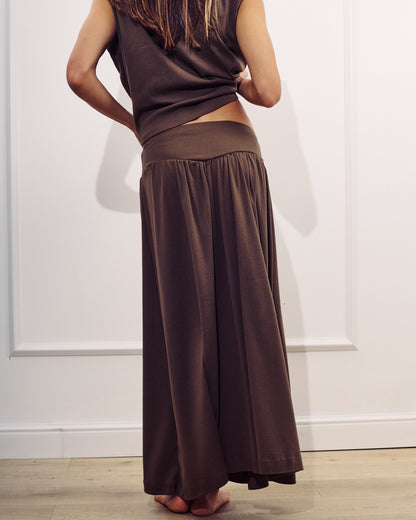 DONNA SKIRT CHOCOLATE