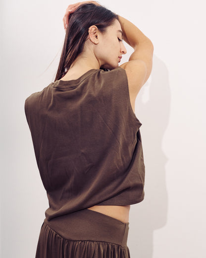 DONNA SKIRT CHOCOLATE