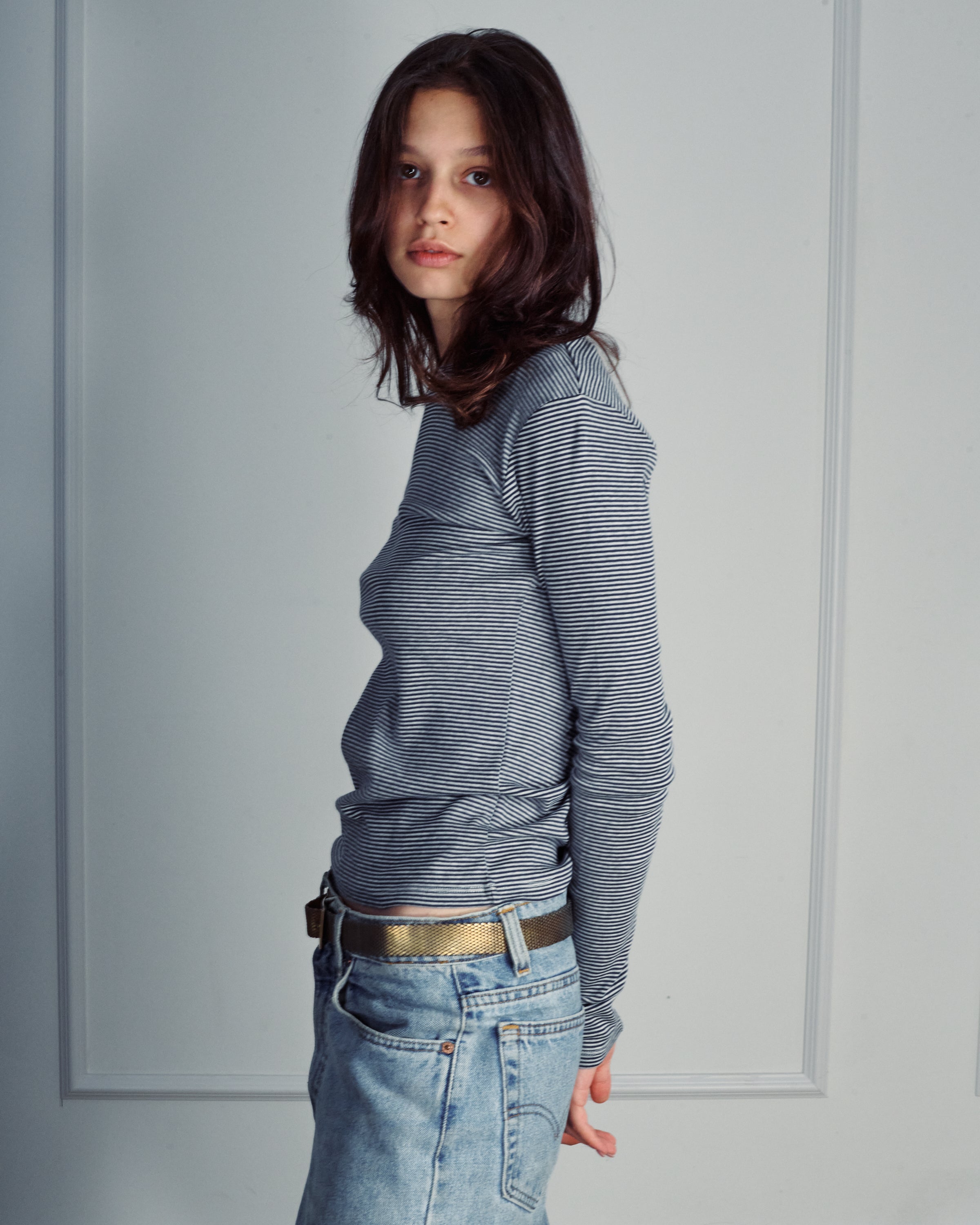 RICH BLUE STRIPES TEE