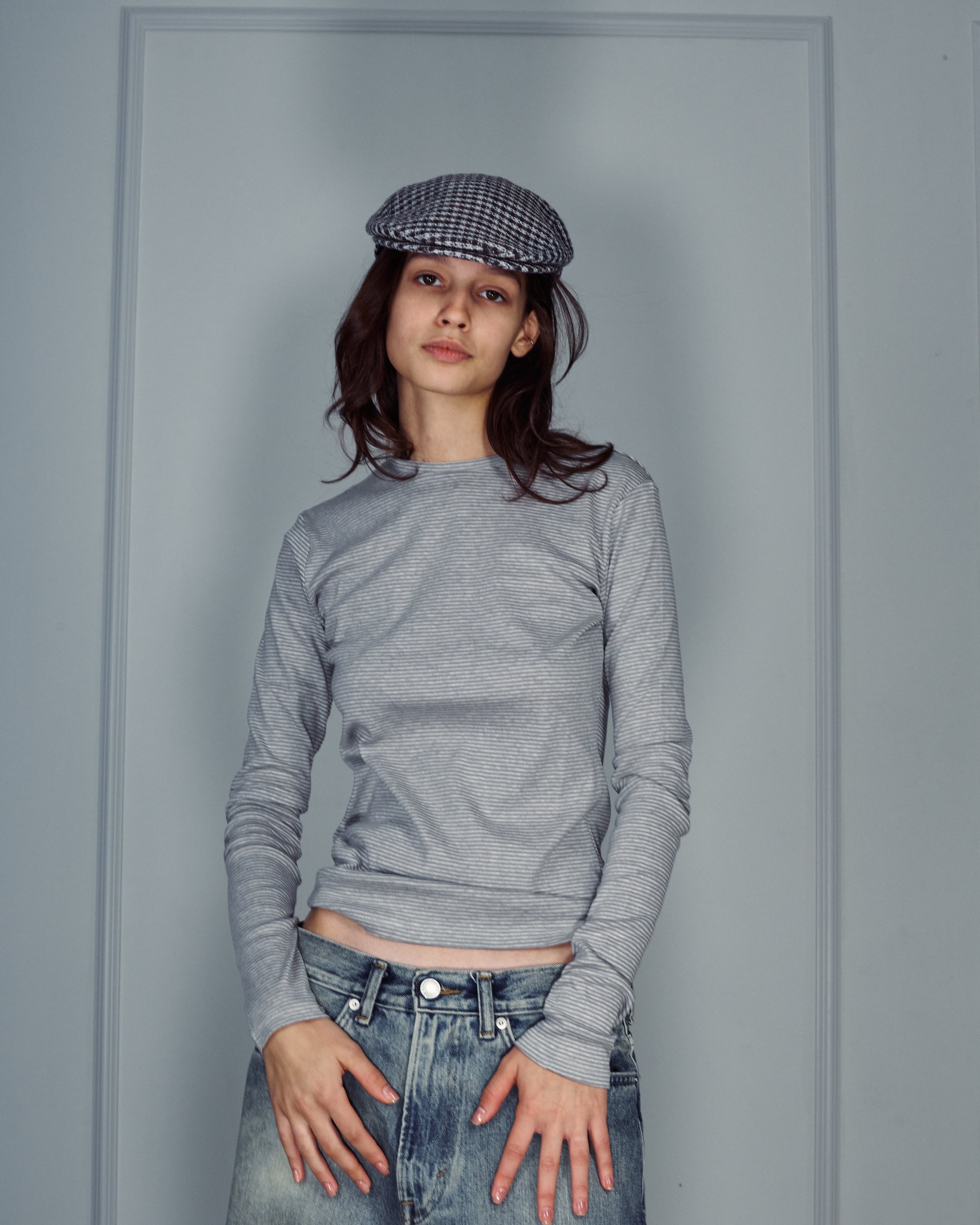 RICH GREY STRIPES TEE