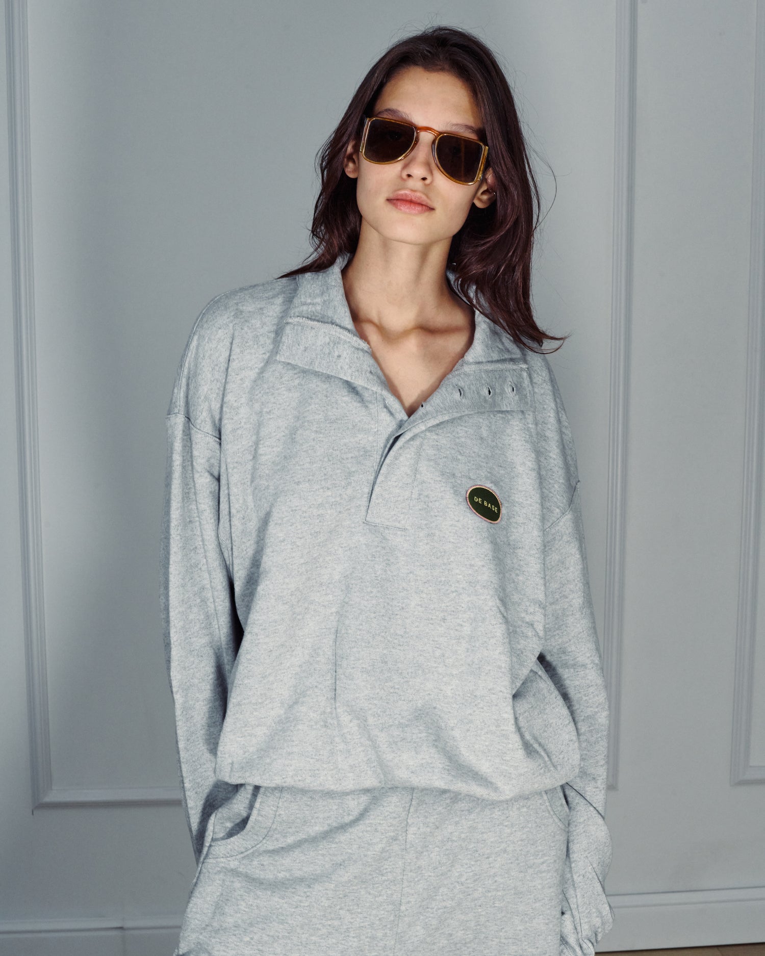 ADAM AMERICAN GREY HOODIE