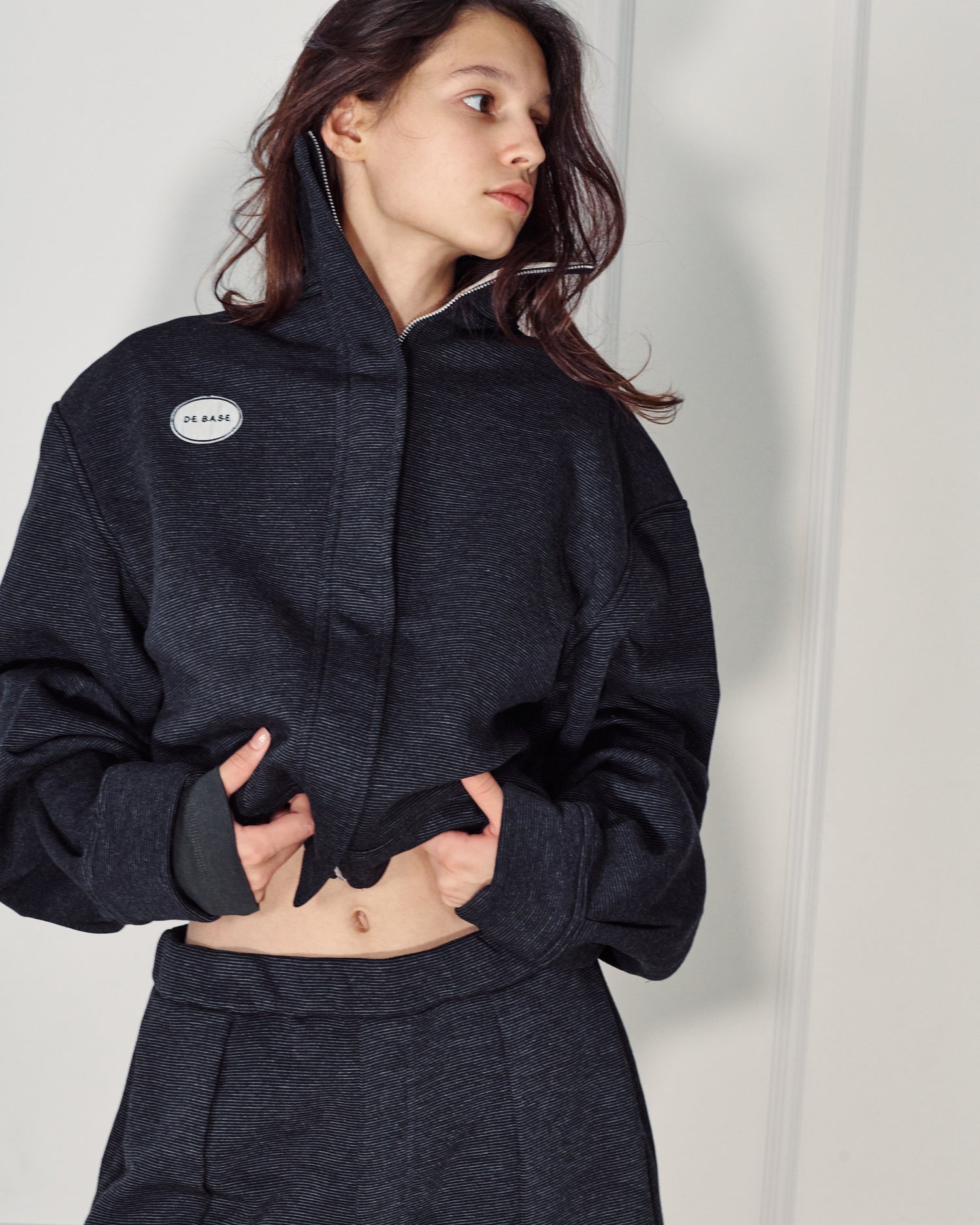 STEFF BLACK STRIPES JACKET