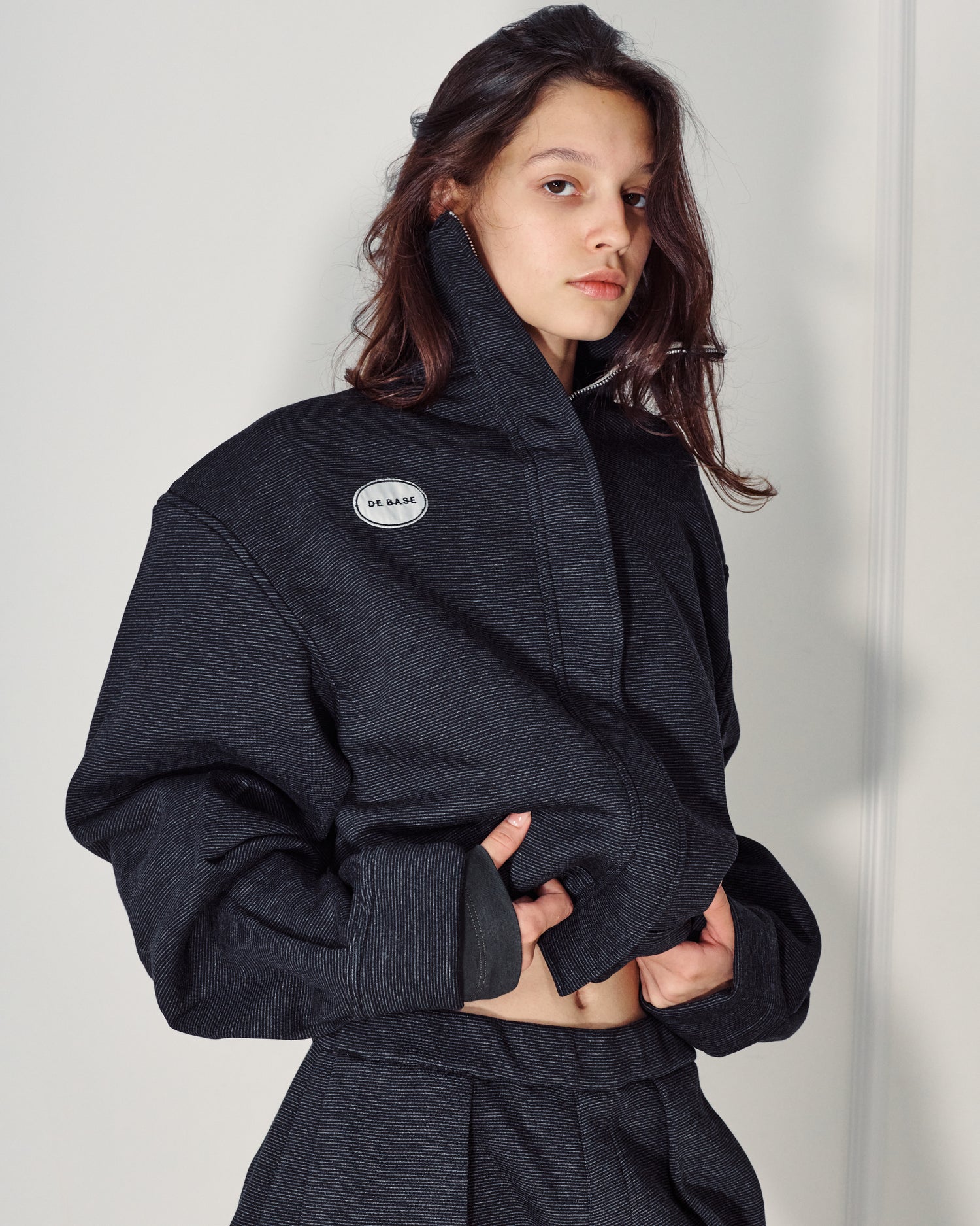 STEFF BLACK STRIPES JACKET