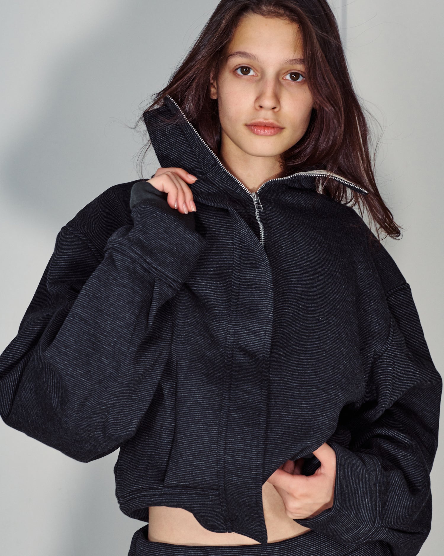 STEFF BLACK STRIPES JACKET