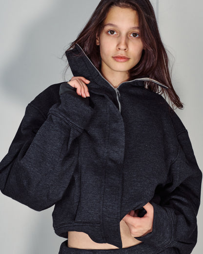 STEFF BLACK STRIPES JACKET