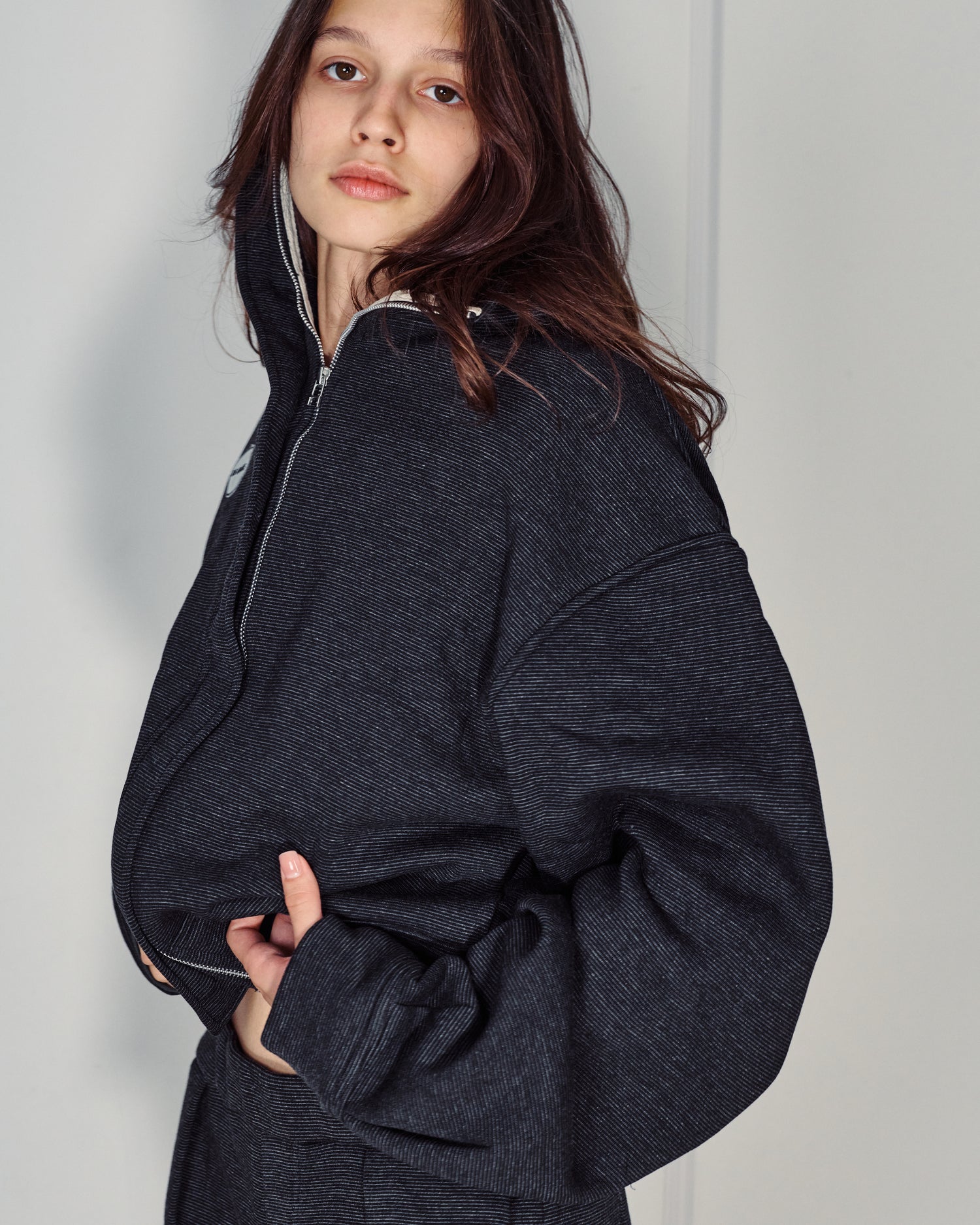 STEFF BLACK STRIPES JACKET