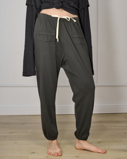 ALEX MONOCHROME GREY PENTS