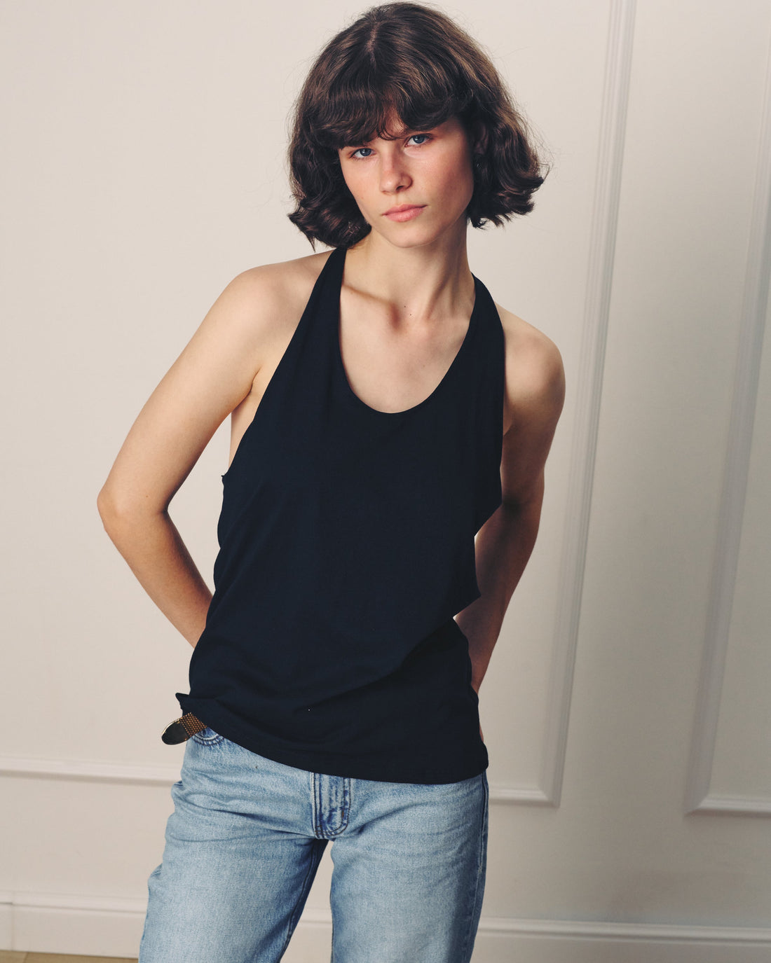 ELENORE TANK EASY BLACK