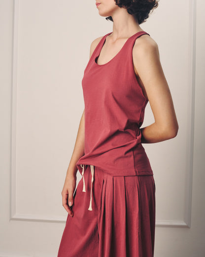 ELENORE DESERT RED TANK