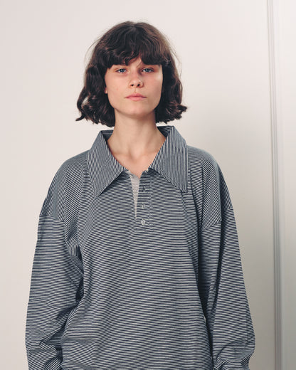 TAMAR POLO BLUE STRIPES