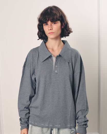 TAMAR POLO BLUE STRIPES