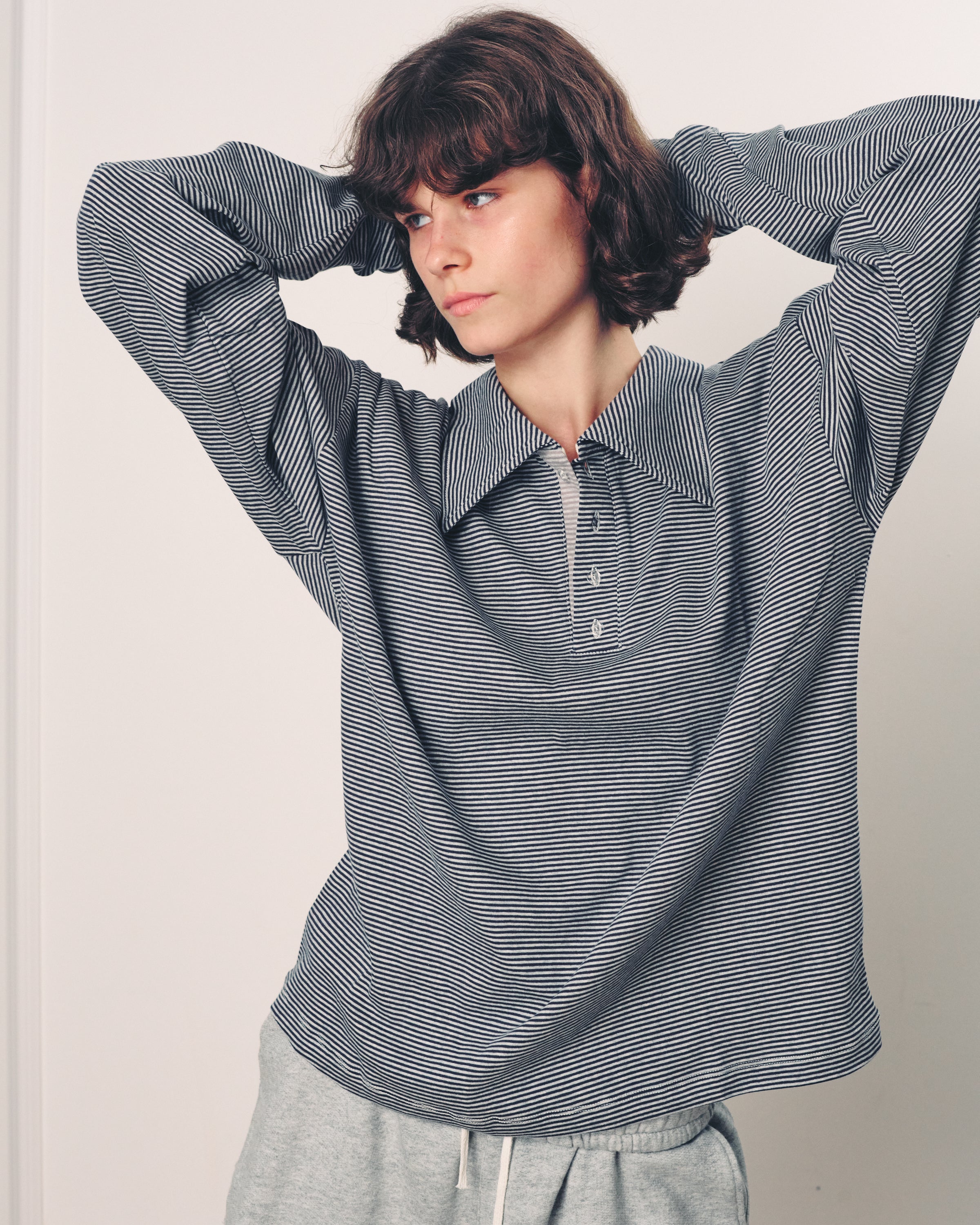 TAMAR POLO BLUE STRIPES