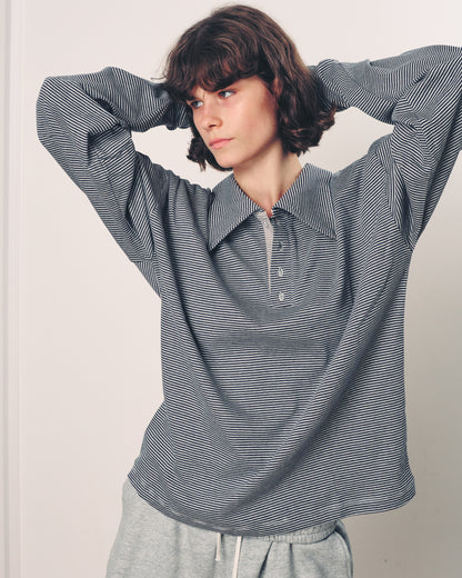 TAMAR POLO BLUE STRIPES