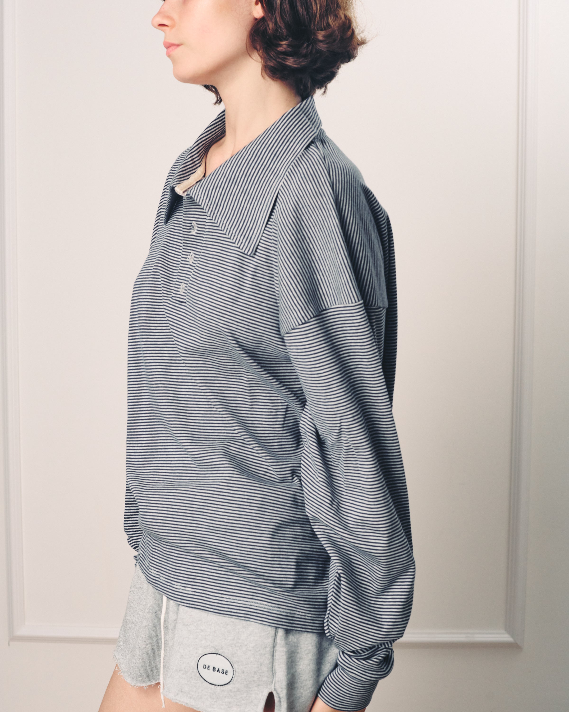 CARLOS AMERICAN GREY SHORTS