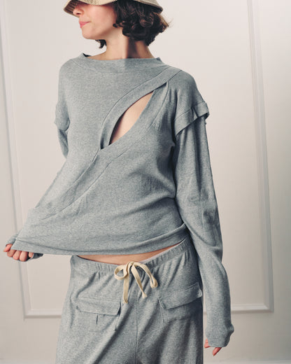 ISABEL AMERICAN GREY TOP