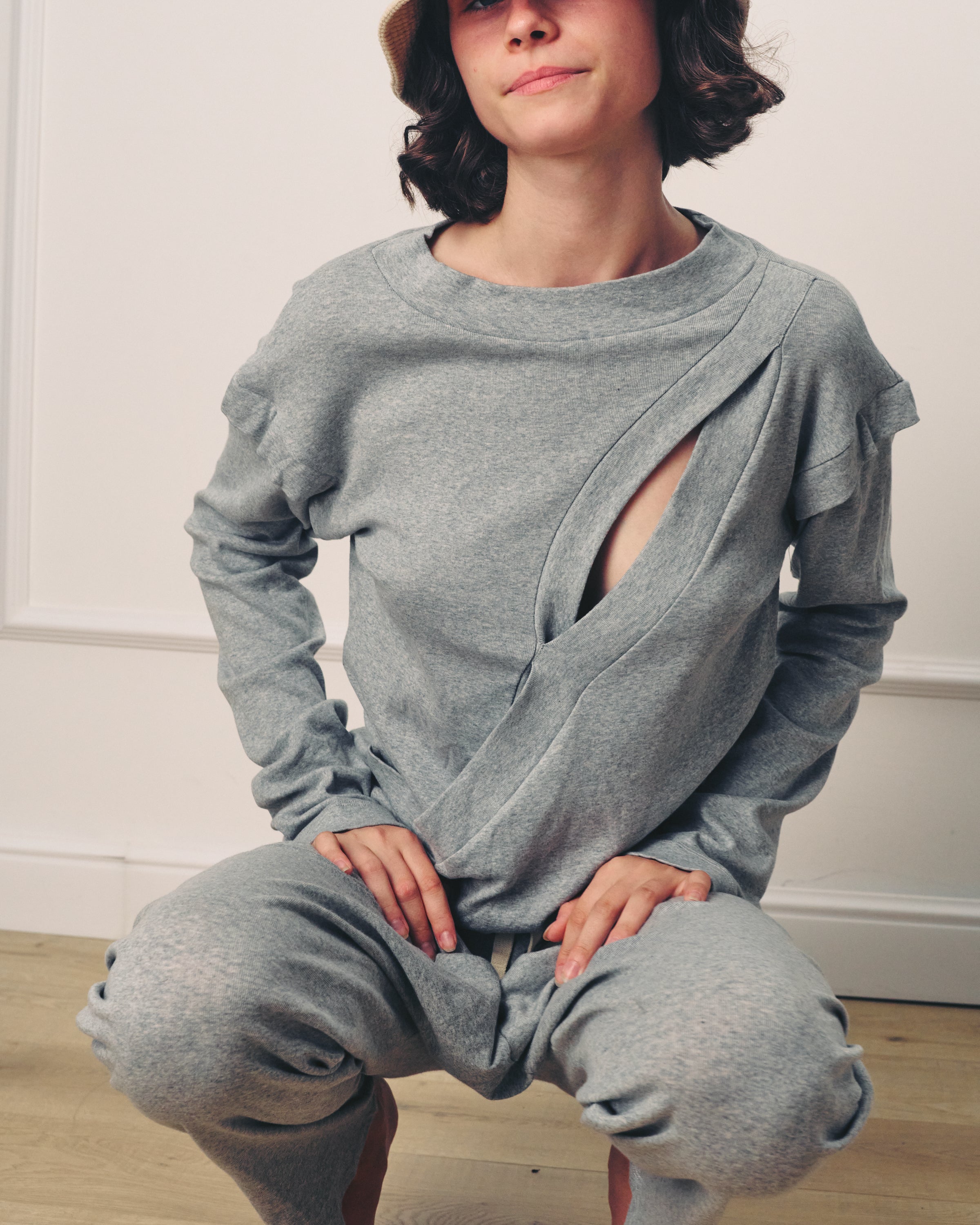 ISABEL AMERICAN GREY TOP