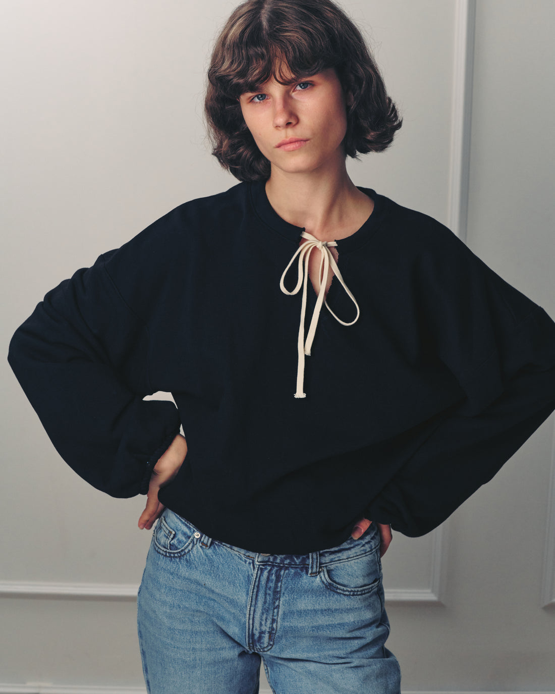 BROOCK	EASY BLACK HOODIE