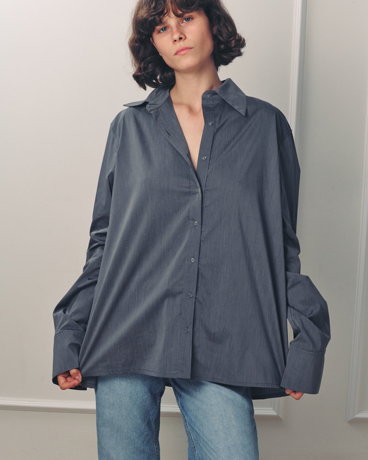 RALPH MONOCHROME GREY TOP