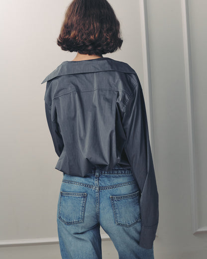 RALPH MONOCHROME GREY TOP