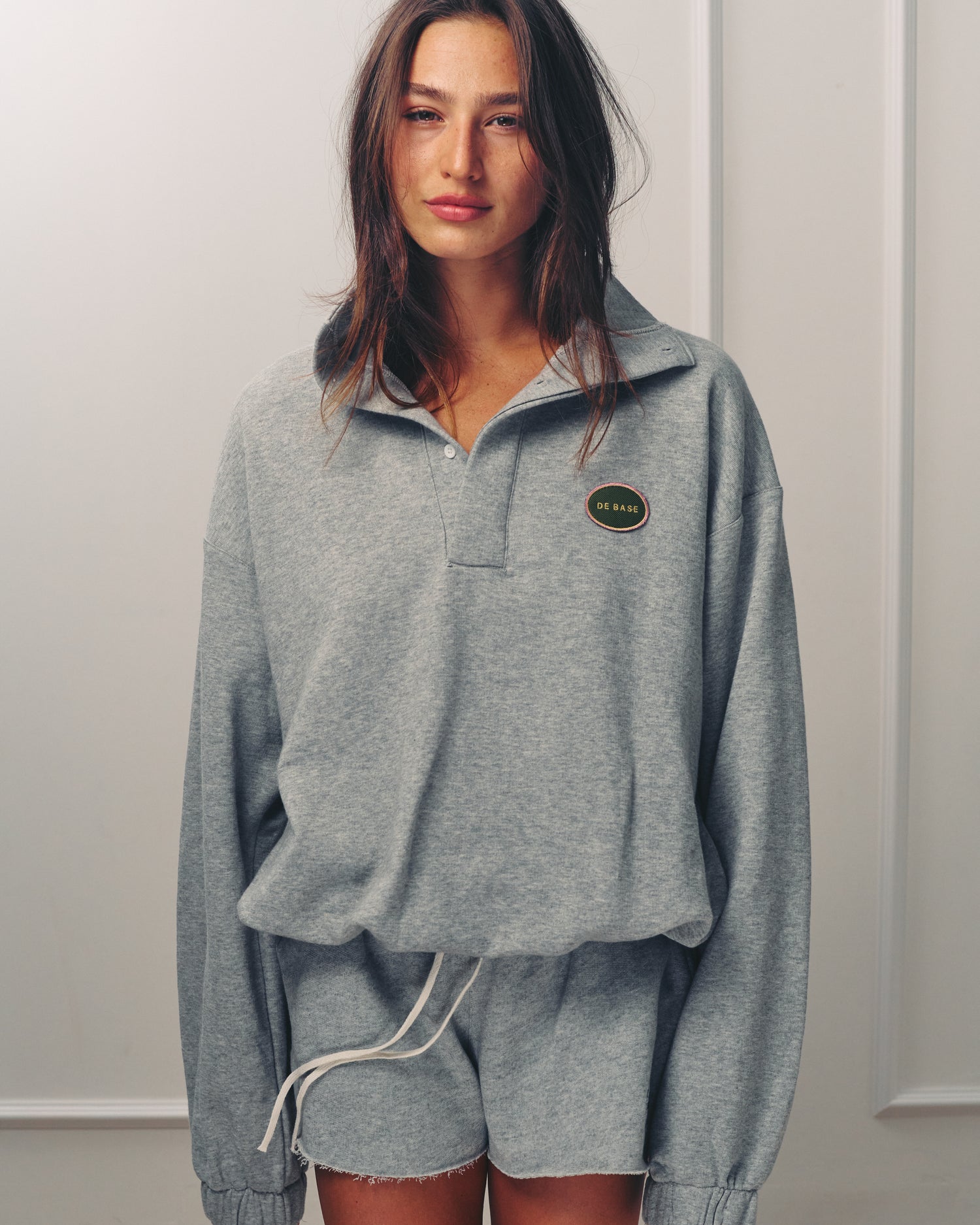 ADAM AMERICAN GREY HOODIE