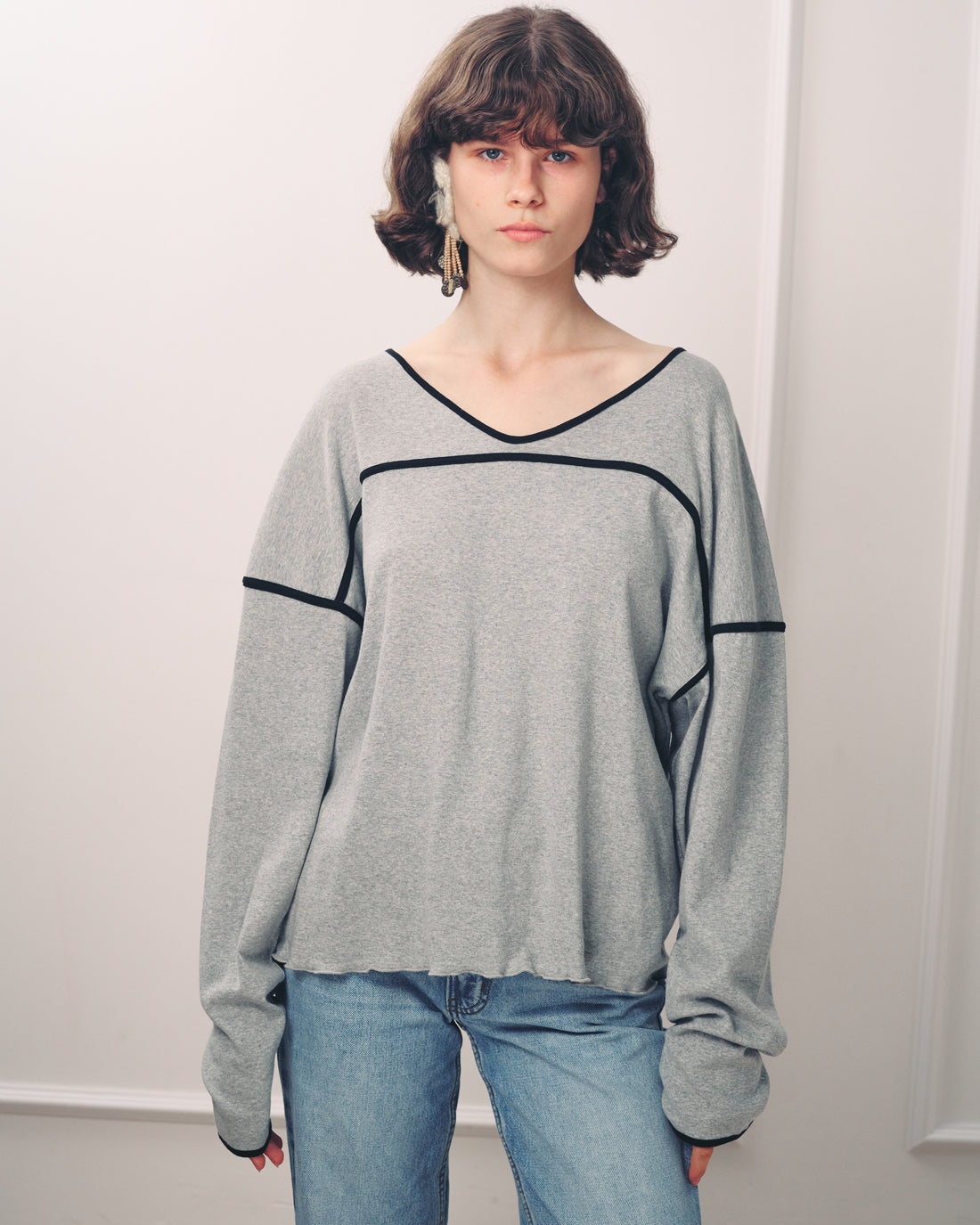 LUCKY SHIRT AMERICAN GREY