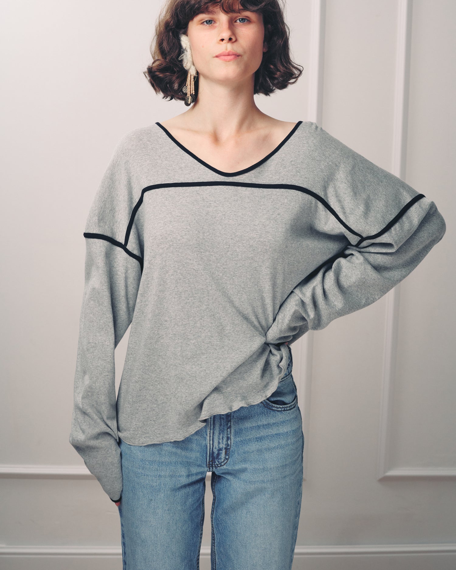 LUCKY SHIRT AMERICAN GREY