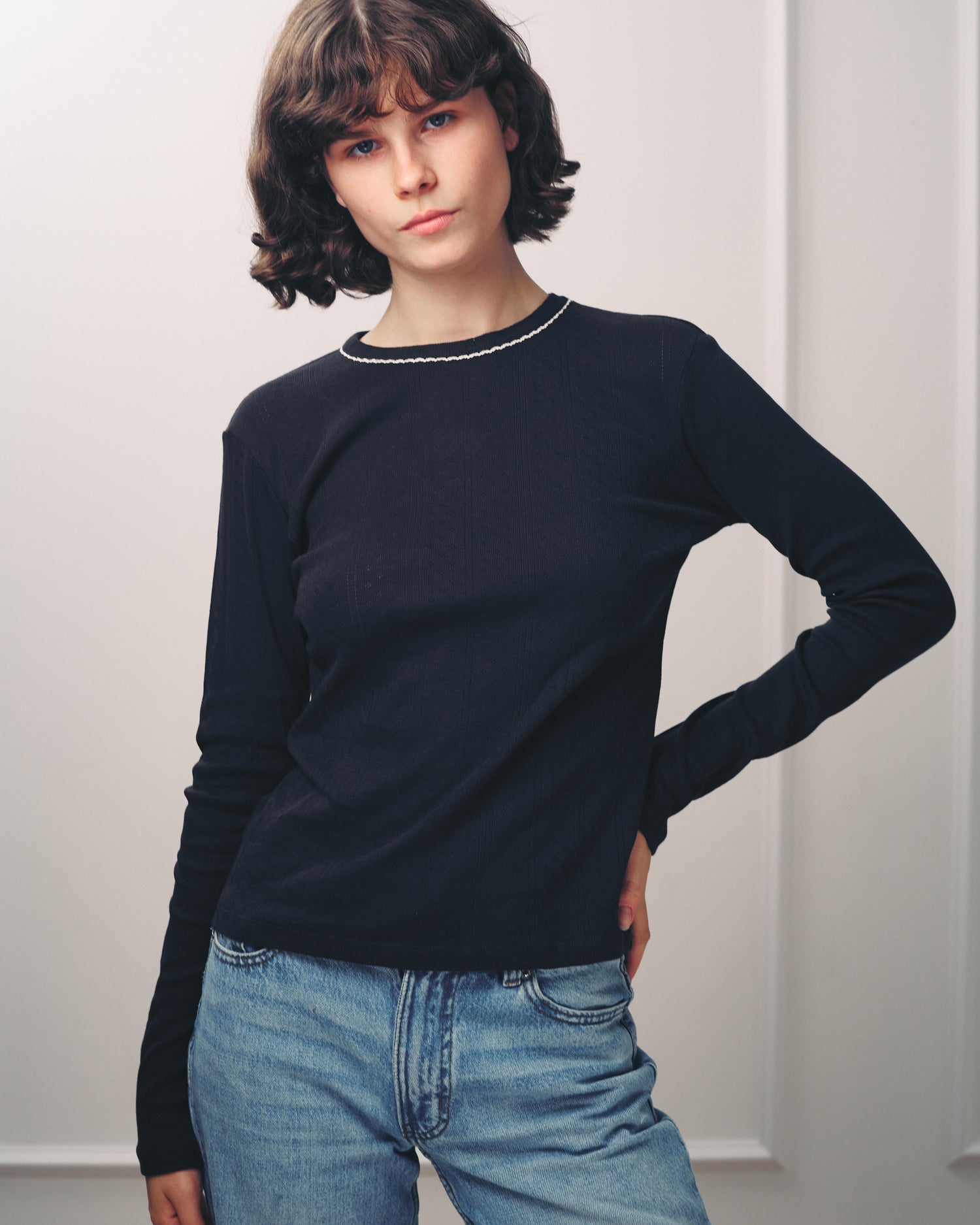 VALERI SHIRT EASY BLACK