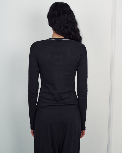 VALERI SHIRT EASY BLACK