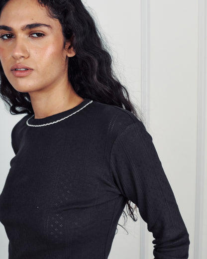 VALERI SHIRT EASY BLACK