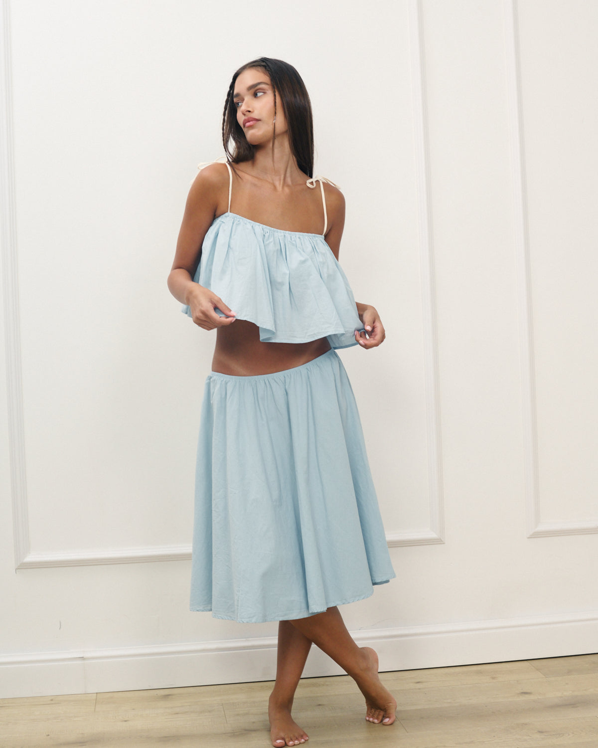 ANNA TOP LIGHT BLUE