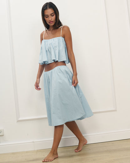 ANNA TOP LIGHT BLUE