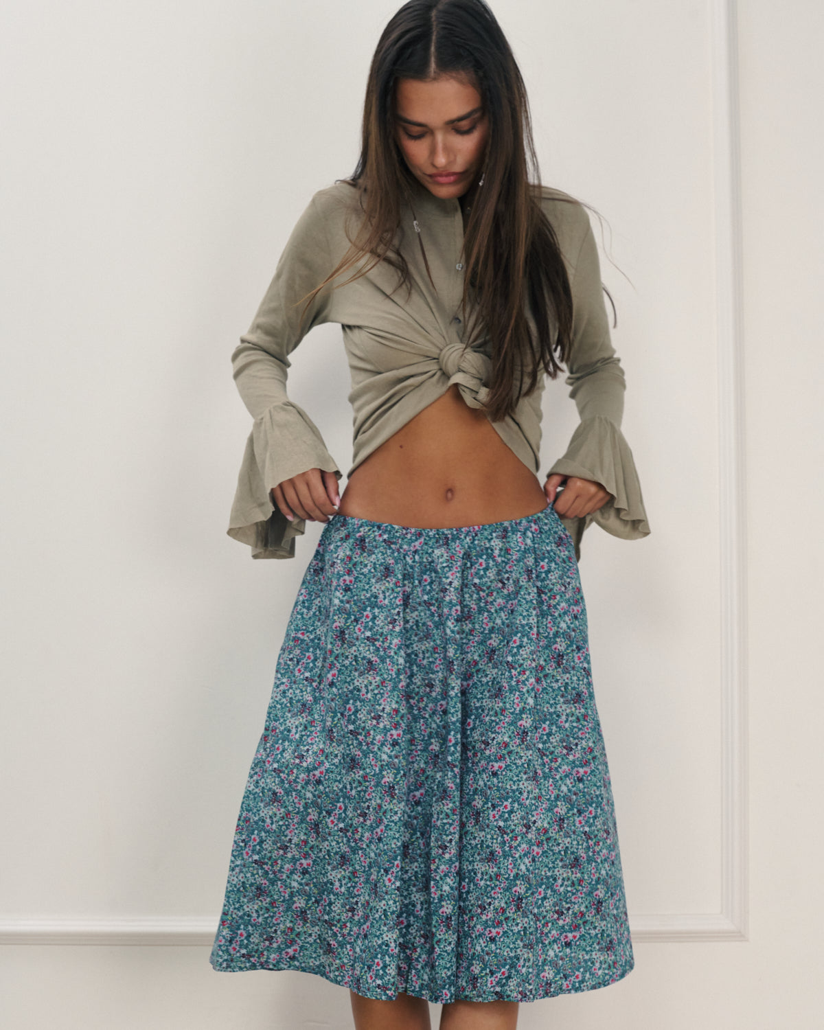JESS SKIRT FLOWER MULTI