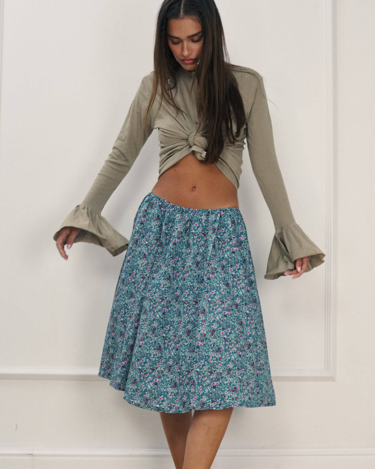 JESS SKIRT FLOWER MULTI