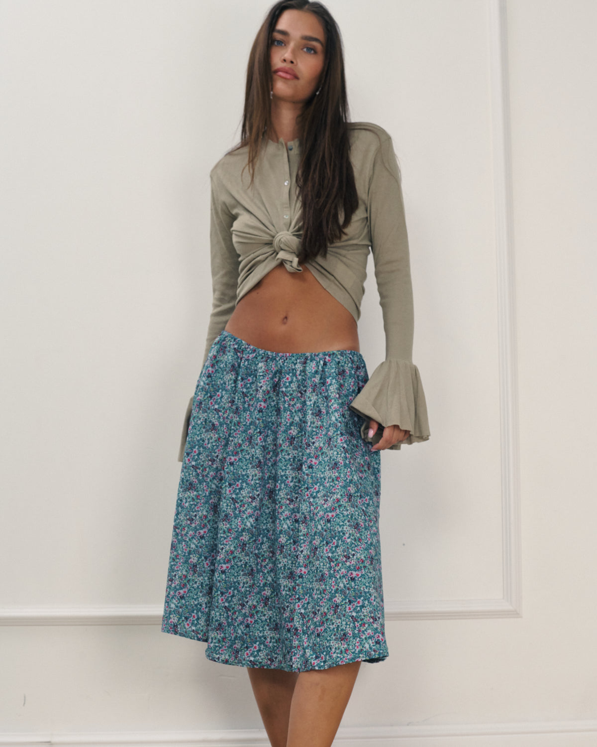 JESS SKIRT FLOWER MULTI