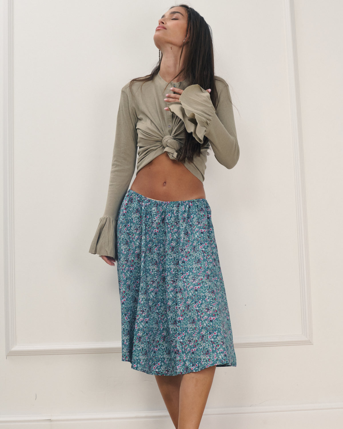 JESS SKIRT FLOWER MULTI